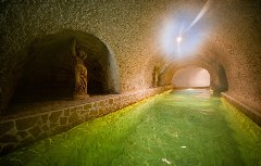 Kellergewölbe mit Therme im Il Giardino del Nonno