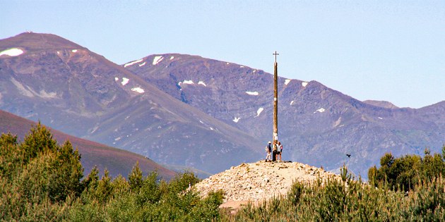 Cruz del Ferro in den Montes de León